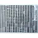 Décalques Numeros de course Rallye