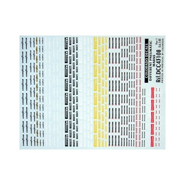 Décalques marques de pneus, N°1