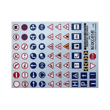Décalques Signalisation routière, N°1