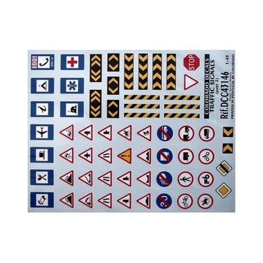 Décalques Signalisation routière, N°2