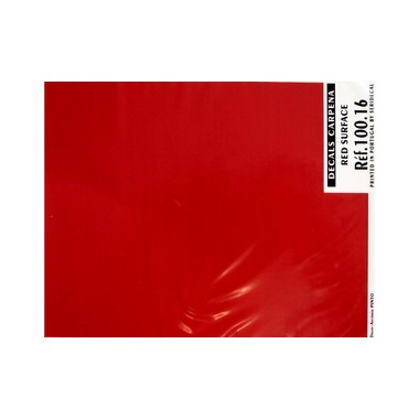 Décalques Surface rouge
