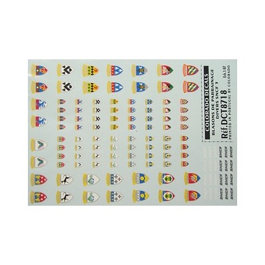 Décalques Blasons de parrainage SNCF, N°3
