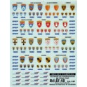 Décalques Blasons de Parrainages BB 15048-15065