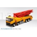 Miniature Pompe à béton Putzmeister M 46-5 RZ / Mercedes Actros