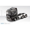 Miniature Man TGA XLX Tracteur Semi 2 essieux noir