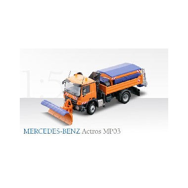 Miniature Mercedes Actros Chasse-Neige