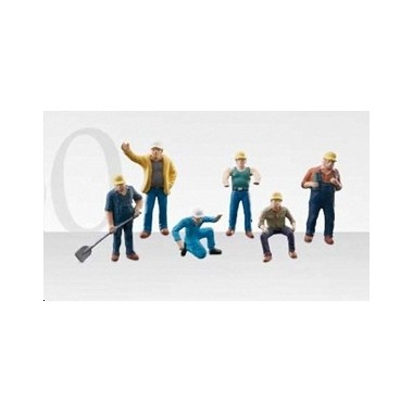 Figurines ouvriers de chantier