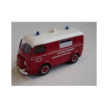 Miniature Peugeot D3A Ambulance pompiers commune d'Ouroux