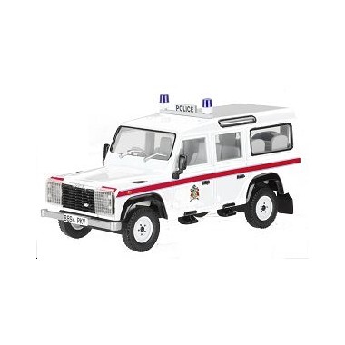 Miniature Land Rover Defender 110 Police Vallée de la Tamise