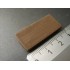 Ardoises rectangulaires brunes, 40 pièces 15x30x3mm