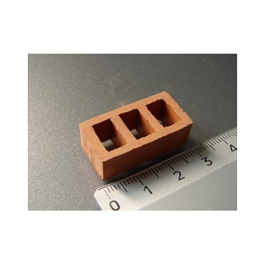 Briques Gero rouges, 100 pièces 15x30x10mm Briques Gero rouges, 100 pièces 15x30x10mm