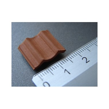 Tuiles Flamenca rouges, 150 pièces 15x15x3mm Tuiles Flamenca rouges, 150 pièces 15x15x3mm