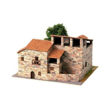 Maquette de maison rustica rural 6 Rectoria. Maquette materiaux naturels a  construire - francis