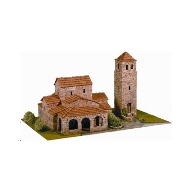 Maquette Eglise Romanica 16 "Santa Maria de Lebeña"