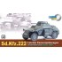 Miniature Sd.Kfz.222 Leichte Panzerspahwagen, 2ème GM France 1940