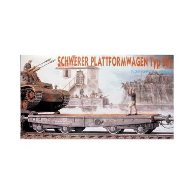 Maquette Wagon porte-chars allemand Type Ssy, 2ème GM Maquette Wagon porte-chars allemand Type Ssy, 2ème GM