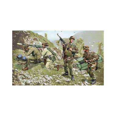 Figurines maquettes Division Brandenburg Leros 1943 