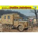 Maquette Sd.Kfz.3 Maultier Ambulance, 2ème GM
