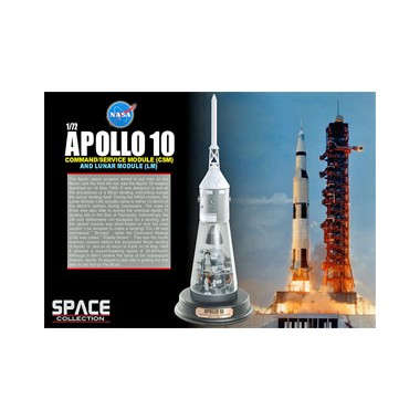Miniature Apollo 10 Command/Service Module and Lunar Module (LM)