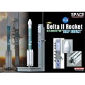 Miniature Delta II Rocket w/Launch Pad "Deep Impact"