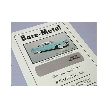 Bare Metal, feuille aluminium mat