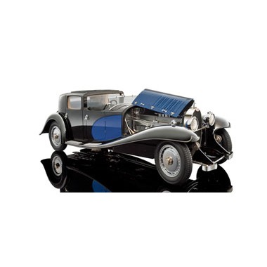 Miniature Bugatti Royale Type 41 Coupé de ville Noire/Bleue 1930