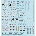 Décalques Stencils & marquages Mirage 2000 B, C, D, N 