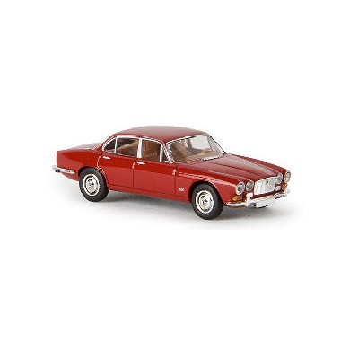 Miniature Jaguar XJ6 Rouge Bordeaux 