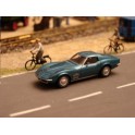 Miniature Chevrolet Corvette C3 bleu métallisé