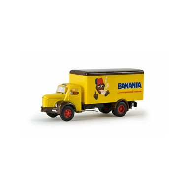 Miniature Camion tôle Berliet GLR 8 Banania