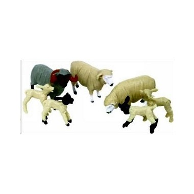 Figurines Moutons et agneaux