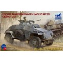 Maquette Automitrailleuse allemande SdKfz 221, 2ème GM