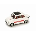 Miniature Fiat 695SS Abarth blanche 1968