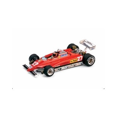 Miniature Ferrari 126 C2 Villeneuve 27 Zolder 1982