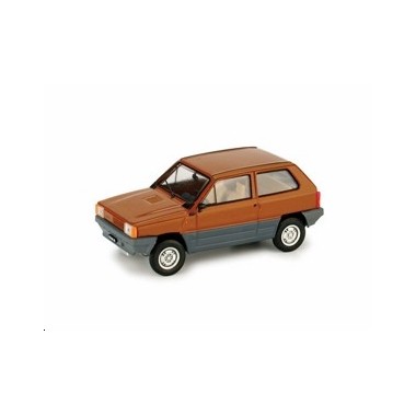 Miniature Fiat Panda 45 marron 1980