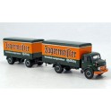 Miniature Mercedes L911 camion et remorque Jagermeister 