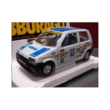 Miniature Fiat Cinquecento Rallye Blanche