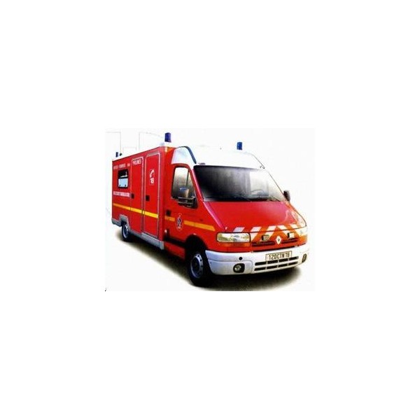 Camion De Pompiers Renault Master Bburago - Modèle Réduit Neuf, Fabrication Chine, Référence 32004