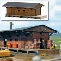 Entrepot de marchandises en bois (vrai bois)