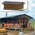 Entrepot de marchandises en bois (vrai bois)