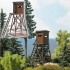 Mirador de chasse en bois (vrai bois)