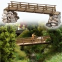 Passerelle en bois (vrai bois)