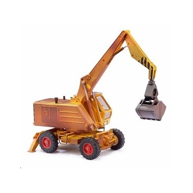 Miniature pelle sur pneus Weimar T-174-1, aspect salie