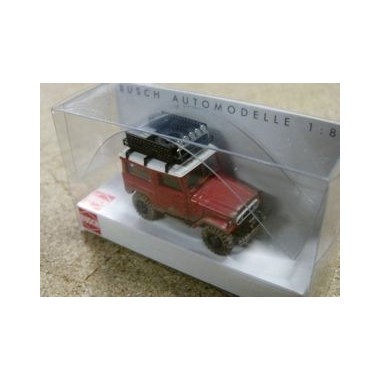 Miniature Toyota Landcruiser "Offroad" rouge
