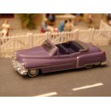 Miniature Cadillac cabriolet lilas 1952