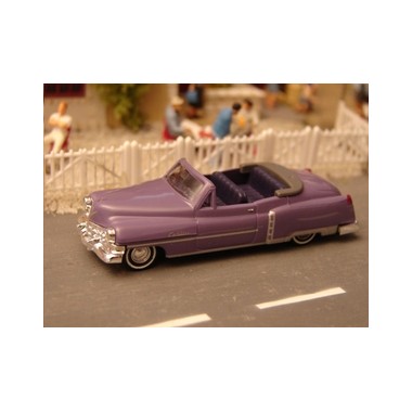 Miniature Cadillac cabriolet lilas 1952