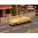 Miniature Cadillac cabriolet jaune 1952