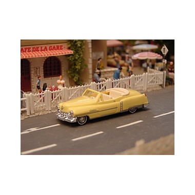 Miniature Cadillac cabriolet jaune 1952
