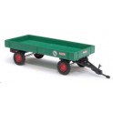Miniature remorque agricole verte
