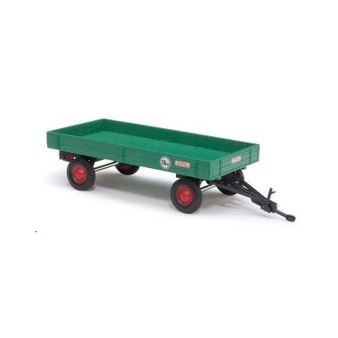 Miniature remorque agricole verte